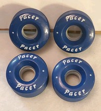 Pacer Wheels Lot of 4 Blue Atom Pulse Quad Skating Wheels Brand New