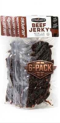 Stripling's Jalapeño Hot Beef Jerky, 2.0-oz(6 pack) Free Shipping.
