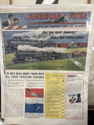 AMERICAN FLYER MODELLEISENBAHN ZUG 1947 Vintage