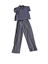 Fernando Sanchez Vintage Pajamas Black Cotton NWT Size XSmall 4-6 NWT