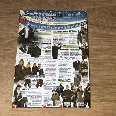 GUNS94 MAGAZINE ADVERT 12X9 SGC: HSF STEALTH JACKET & TROUSERS