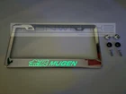 Glow Mugen Holographic Chrome Stainless Steel License Frame