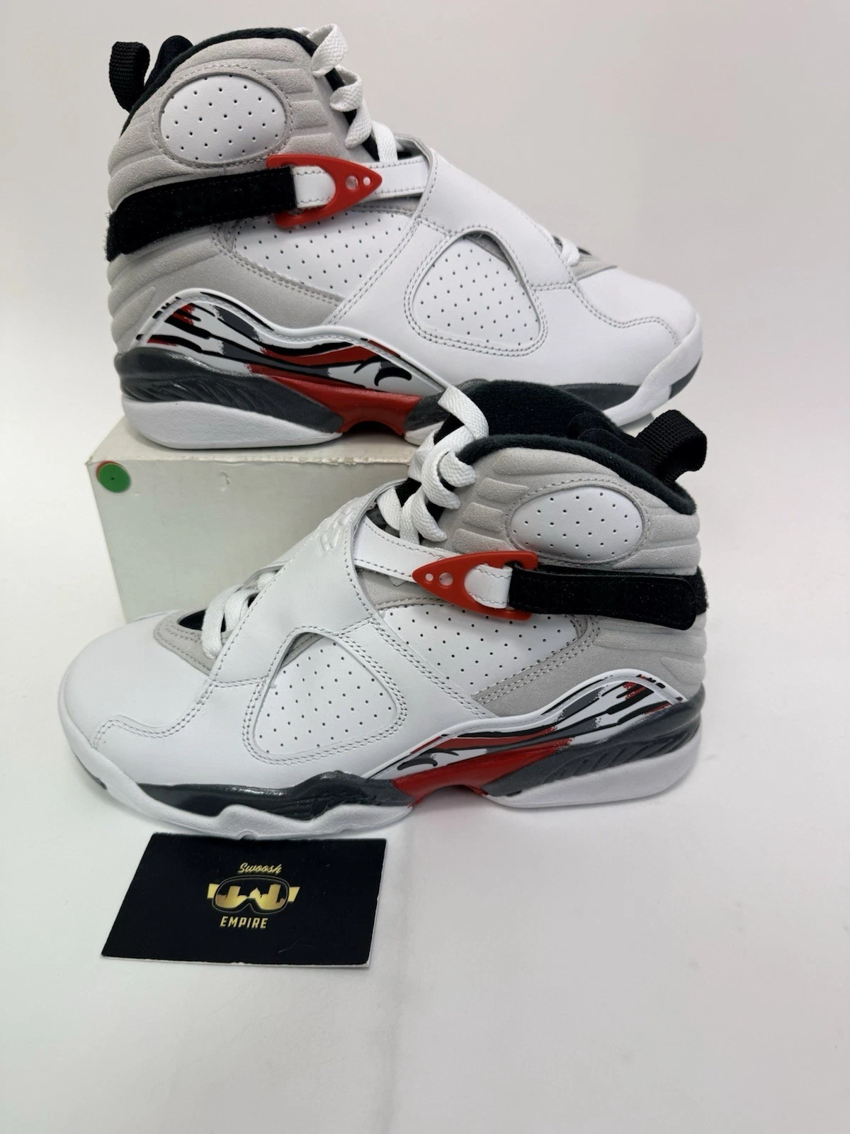 Nike Air Jordan 8 Retro Bugs Bunny White True Red 305368-100 Youth Size 5Y