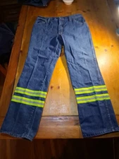 Red Kap Men's Workwear Denim Jeans 36x32 100% Cotton Straight Leg 5 Pocket