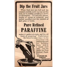 Standard Oil Company Inc Pure Refined Paraffine 1907 Magazine Ad SAH7-H2