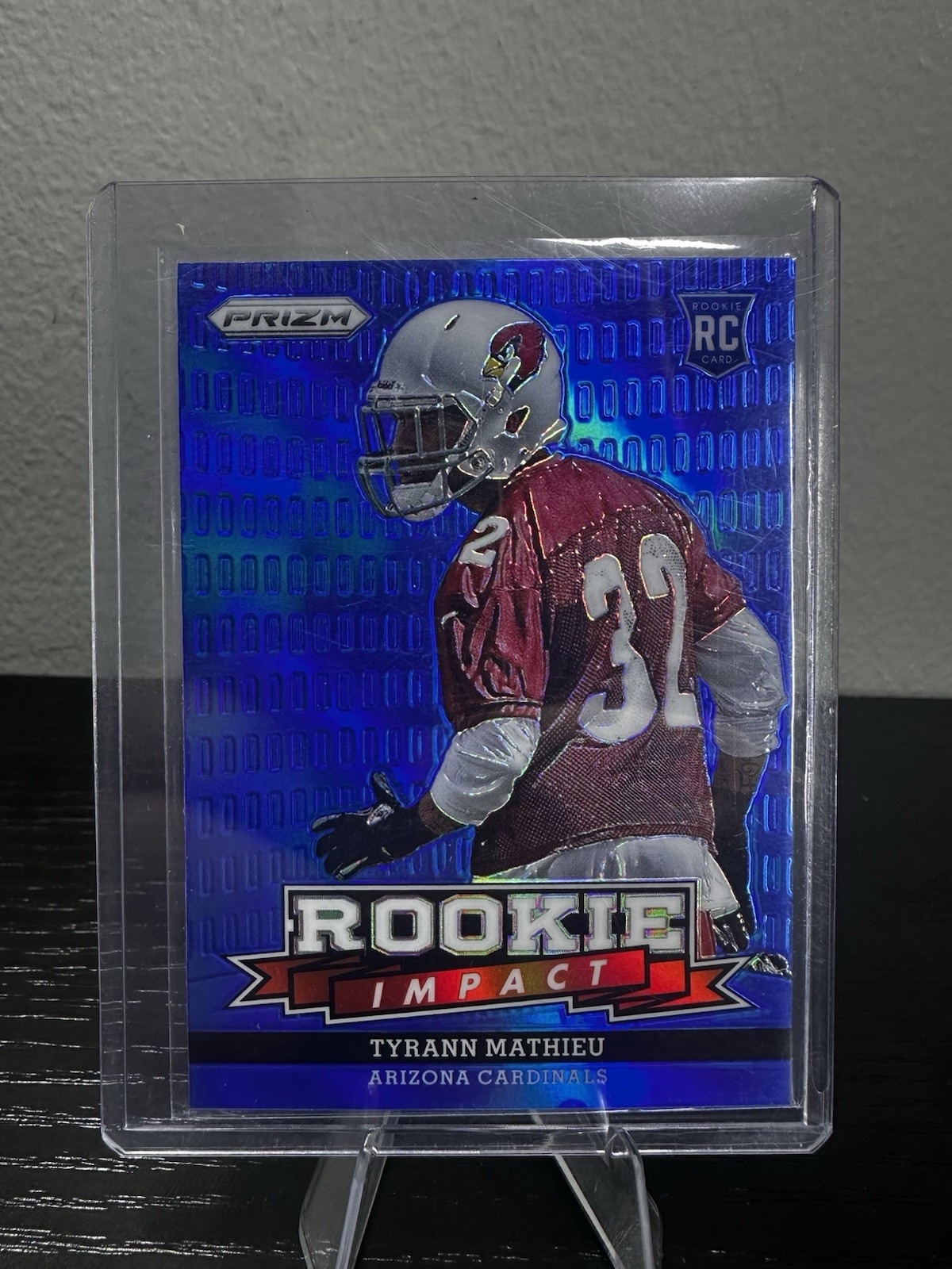 Tyrann Mathieu Panini Prizm Rookie Impact #21 Blue