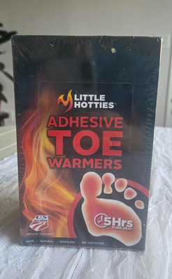 Little Hotties Adhesive Toe Warmers Box of 30 Pairs Bulk Pack Winter