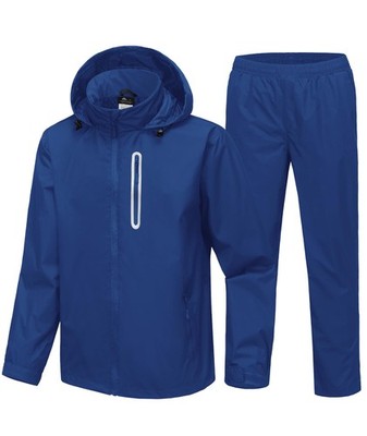 Men's Waterproof Golf Rain Suit Jacket & Pants Lightweight Hooded Gear S-3XL