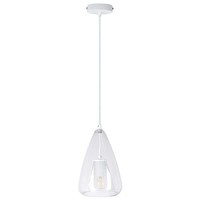 HäNgeleuchte Pendellampe Wohnzimmerleuchte Esszimmerlampe Metall Weiß H 150 Cm