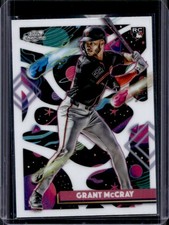 2025 Topps Cosmic Chrome Grant McCray RC White Hole Refractor Rookie #28 Giants