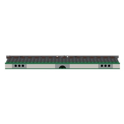Mocs Bricks Sets MOC-117831 MILS Ballasted Double Track Train  423 Parts