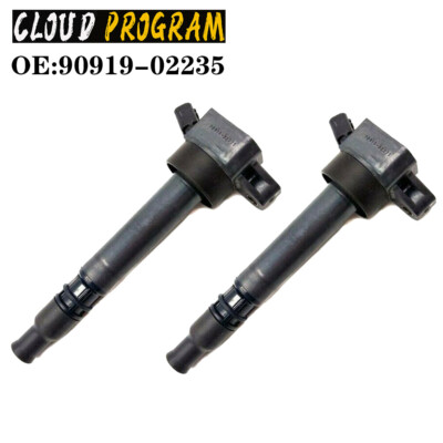 2 PC Ignition Coil 90919-02235 For 1998-2003 Toyota Nadia