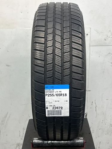 Used P255/65R18 Michelin Defender LTX MS 111 T - 10/32 | eBay