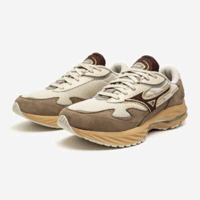 Mizuno  WAVE RIDER β D1GA2509 Light beige blanc Men's D1GA2509 03 mot05