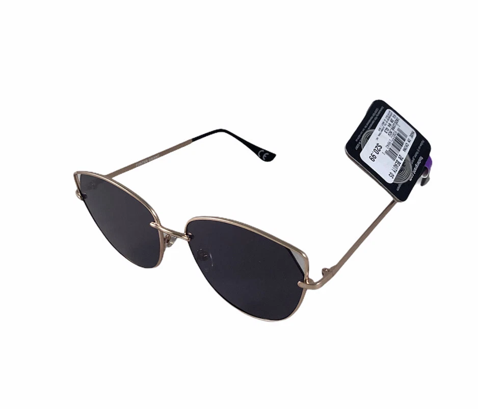 Gafas de sol Foster Grant Maxblock 100 % protección UVA-UVB tono dorado con marco de metal Foto 3 de 4