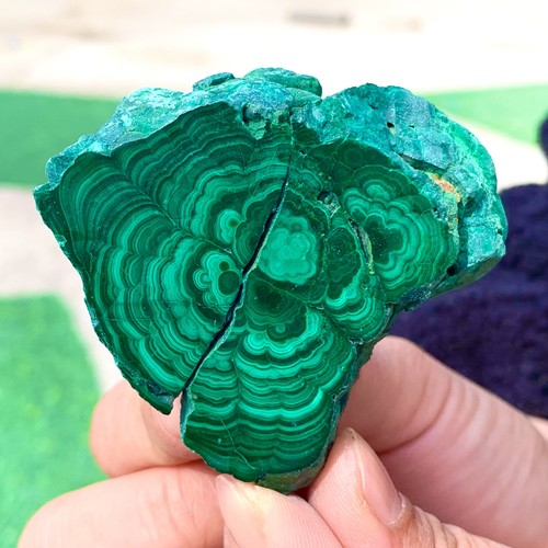 167G Natural glossy Malachite transparent cluster rough mineral sample - Picture 20 of 22