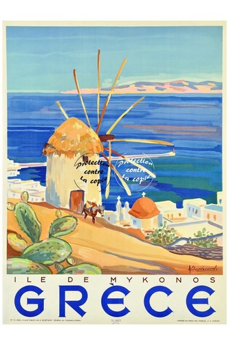 Affiche Vintage Vol à Voile / Avion - Poster HQ 50x70cm - Rrts
