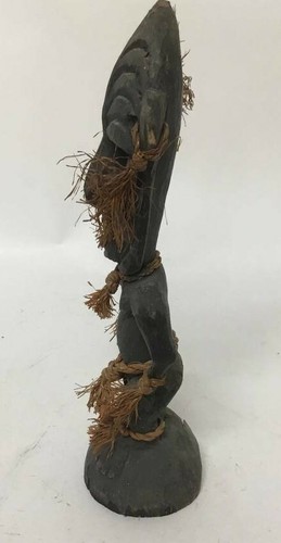 Holz geschnitzte Mann Statue, 10 Zoll - Bild 4 von 7