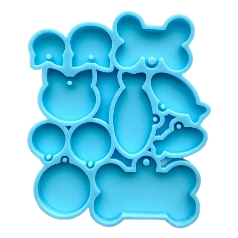 DIY UV Resin Molds for Cat and Fish Keychain Pendants