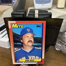 1990 Topps Baseball #301 Don Aase - New York Mets