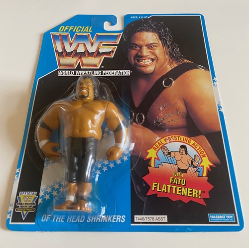 WWF HASBRO FATU MOC Series 10...
