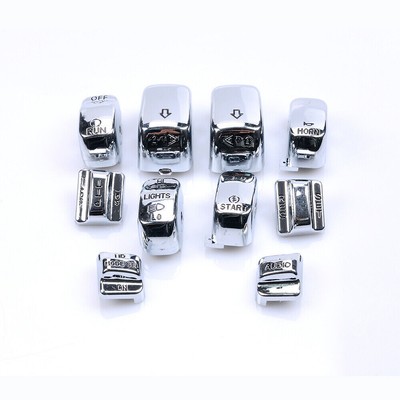 Switch Housing Cover 10Pcs Caps Fit For Harley Electra Street Gilde 1996-2013