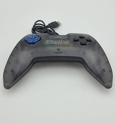Logitech Wingman Precision USB Gamepad Controller Tested & Working