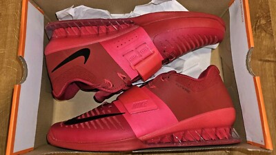 Nike Romaleos 3 Siren Red/Black-Tough Red 852933 601 Men's US SIZE 11 MSRP $200