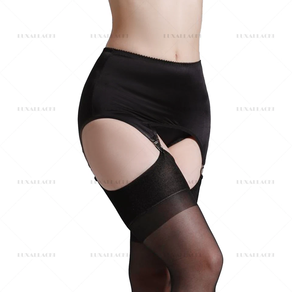 Luxallacki Strumpfhalter zum Überziehen, 4 Riemen, Strumpfgürtel, Unterwäsche - Bild 2 von 4