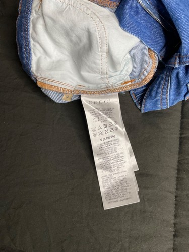 🦋🦋 Gucci Children's Jeans With Embroidered Butterfly Size 5 🦋🦋 - Picture 5 of 12