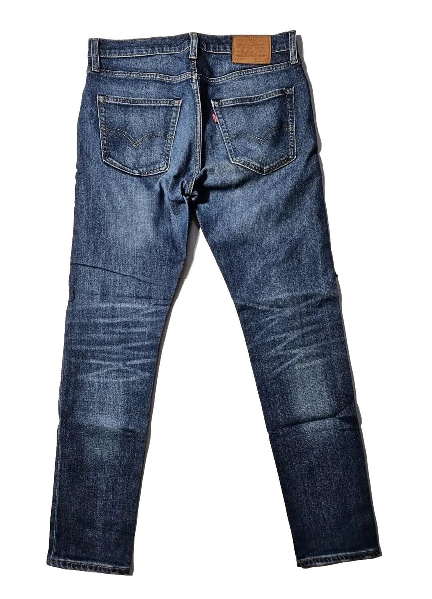 デニム+ジーンズ Levi's 512 SLIM TAPER PREMIUM INDIGO Levi's 512 Premium Men's Slim-Fit Taper Indigo Blue Jeans Size