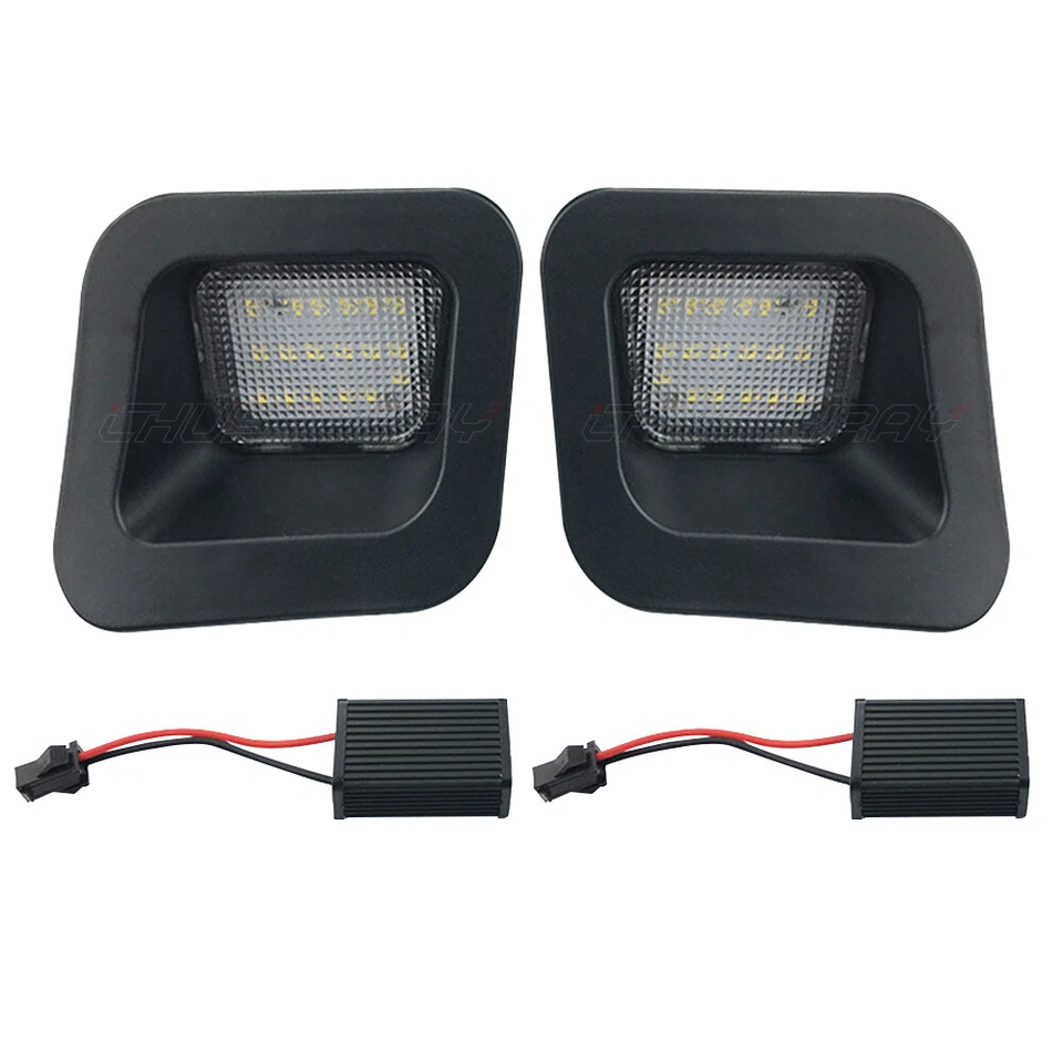 2Pcs For 2003-2018 Dodge Ram 1500 2500 3500 LED License Plate Lights Bumper Lamp - Image 2 of 4