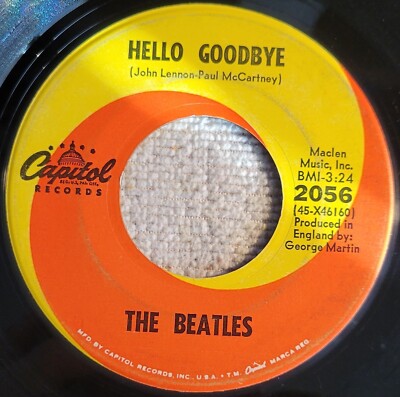 Beatles ''Hello Goodbye / I Am The Walrus'' VG