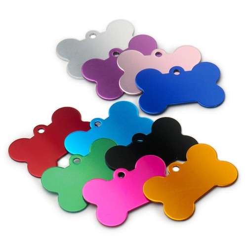 1x Blank Pet Dog Tags Tag Name Cat Collar Aluminum Puppy Kitten Free Shipping Au - Picture 4 of 28