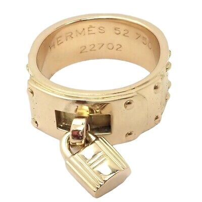 Rare! Authentic Vintage Hermes 18k Yellow Gold Rare! Authentic Vintage Hermes 18k Yellow Gold