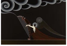 Erte : The Angel : Archival Art Print
