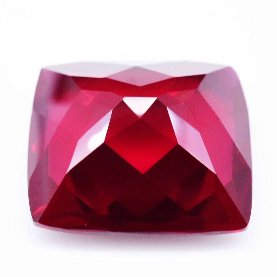 Cojín 58,50 quilates 23x21 mm natural rojo piropo granate piedras preciosas sueltas, Mozambique Foto 3 de 4