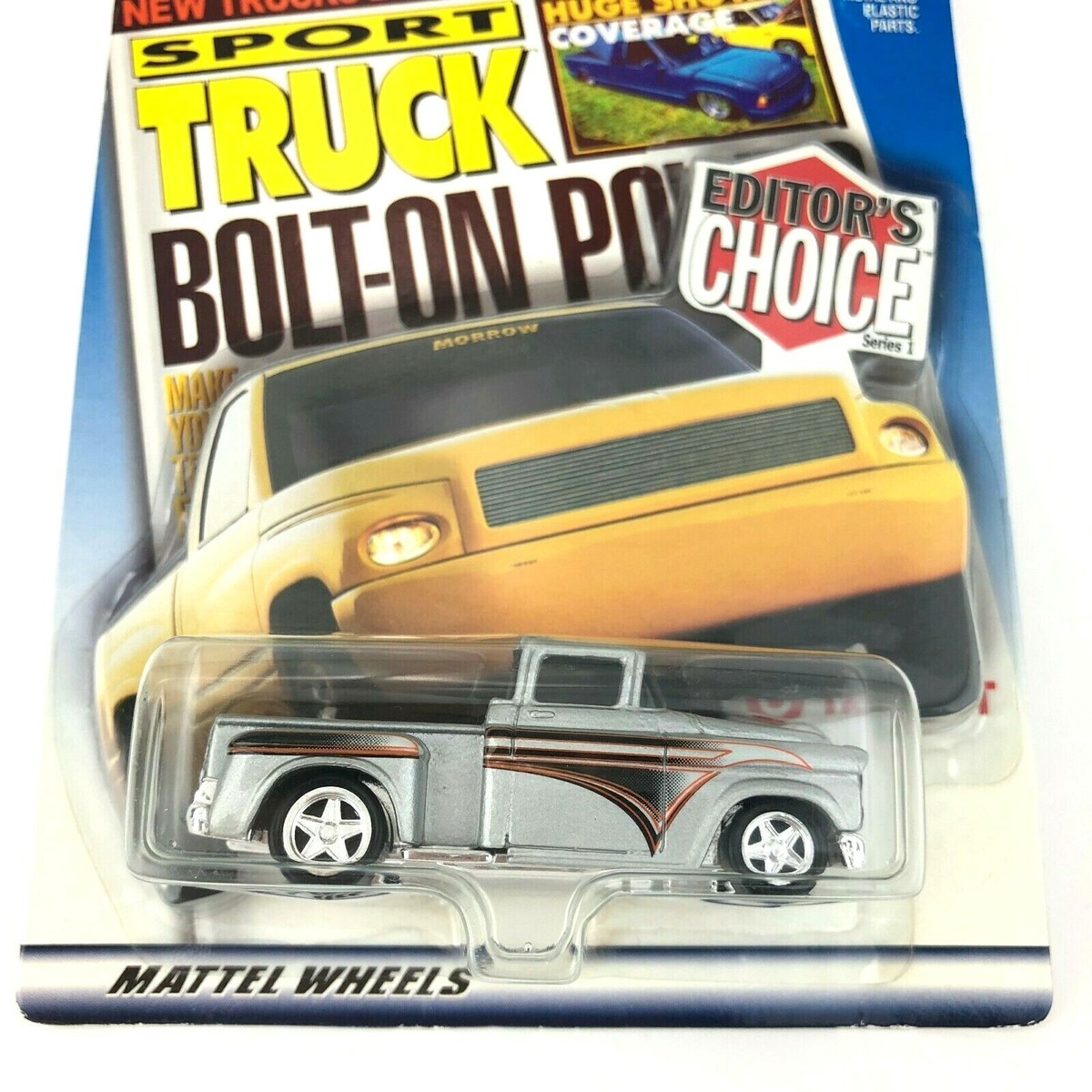 Hot Wheels 1956 56 Chevrolet Chevy Stepside Pickup Truck Silver