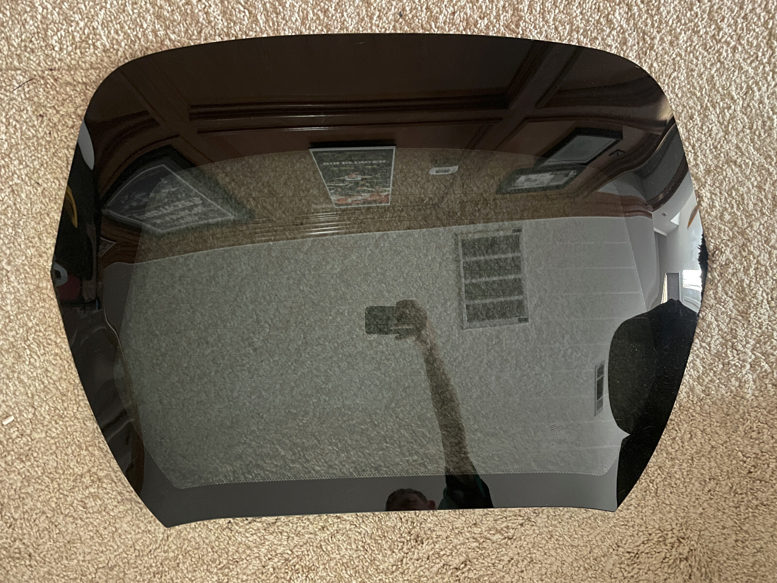 Lotus Evora / S / 400 / GT rear hatch glass, tinted, used C132U0319F