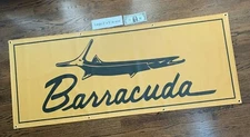 PLYMOUTH BARRACUDA Garage Banner Sign (Large 2'x5')