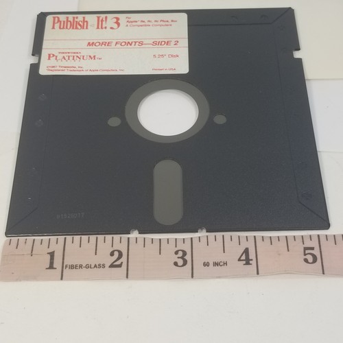 Apple II 1987 Publish It! 3 von Timeworks - IIe IIc II+ IIgs Disketten 5.25 - Bild 7 von 8