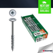 Image of Spax T-Star Plus Washer-Head Wirox Coated 8.0 x 180mm T40 **16 SCREWS**