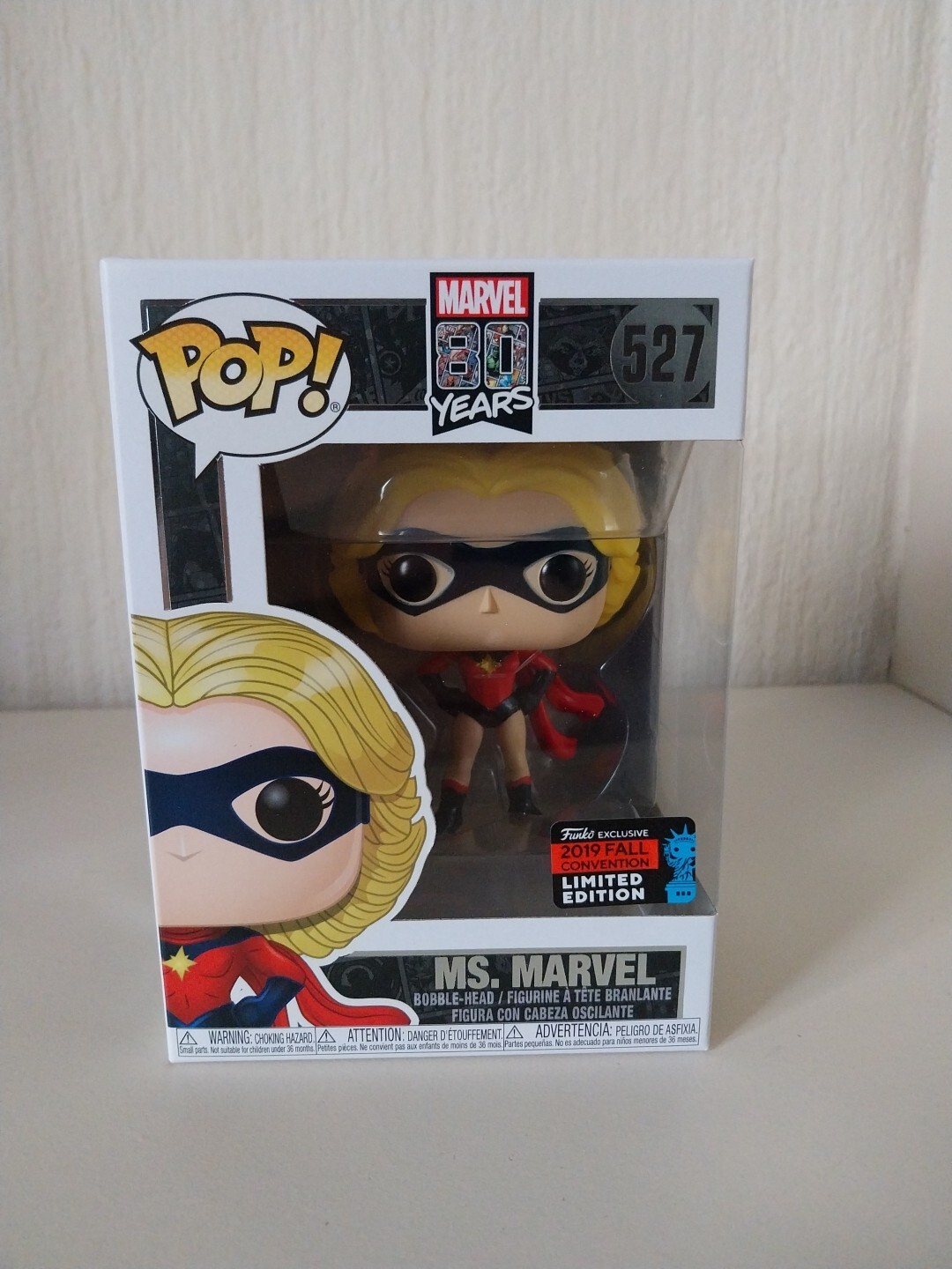 En Oferta #527 Ms. Marvel (Primera Aparición) - Marvel Funko Pop Con Protector Pop