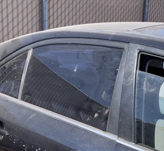 Door Glass Compatible with 2011-2015 Hyundai Sonata Rear, Left Driver FD24684 GTYN