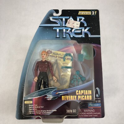 Star Trek Captain Beverly Picard MOC Playmates 1997 TNG Warp Factor Series 2
