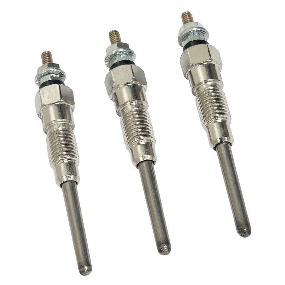 3X Glow Plug 19077-65512 For Kubota D1703 Diesel Engine Parts