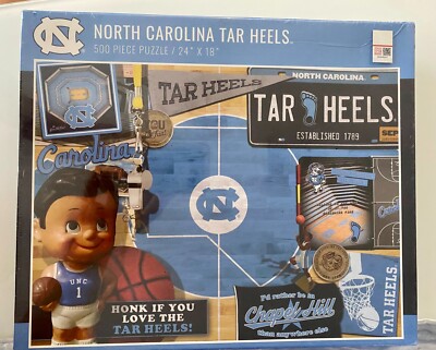 North Carolina Tar Heels Jigsaw Puzzle 500Pcs 24''x18'' New and sealed rompecabeza