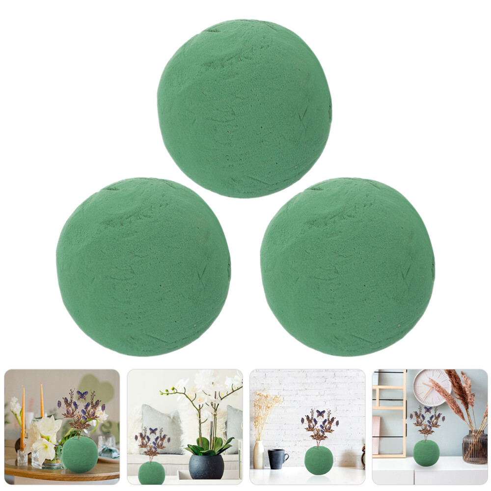 3pcs Floral Foam Bouquet Mud Holder Dry Floral Arrangements Decorations Flower