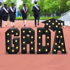 Light Up Letters, Marquee Letters with Lights, Decorative Led Letter Lights-GRAD
