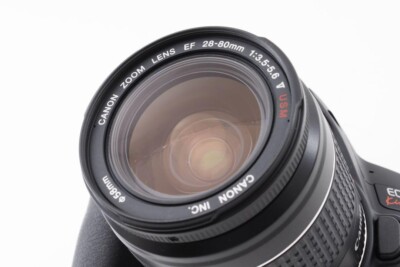 Canon Kiss X10 DSLR Camera + Canon EF 28-80mm Lens - In good